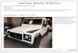 Land Rover Defender 29.950 Euro - Autoccasion ... Land Rover Defender 29.950 Euro Magnifique Land Rover