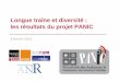 Longue traîne et diversité : les résultats du projet PANICpanic.telecom-paristech.fr/presentations/PANIC... · • Travaux sur la consommation de contenus télévisés • Données