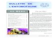 A U M E N U Dix ans déjà - Université du Québec à ...entomofaune.qc.ca/Bulletin/Bulletin_20.pdfQuébec », le 2 novembre prochain, à la Salle Jacques-Cartier du Château Frontenac,