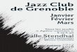 Jazz Club de Grenoble€¦ · y ticulièrement. On ne présente plus Alﬁo Origlio , puisqu’il joue régulièrement à la salle Stendhal, ne se lasse ntées au gré des. atore
