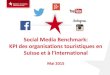 Social Media Benchmark: KPI des organisations touristiques en...Social Media Benchmark: KPI des organisations touristiques en Suisse et à linternational Mai 2015 Contenu 1. Résumé