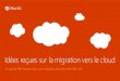 Idées reçues sur la migration vers le cloud§ues-sur-la-migration-vers-le-cloud.pdf · Office 365 est la version d’Office dans le cloud et je ne peux utiliser ces outils qu’en