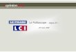 Le Politoscope – Vague 23 · Sarkozy J.-M. Le Pen S. Royal N. Sarkozy Abstention, Blanc et nul … de manière différente 38% 39% 59% 59% 25% 38% 60% 42% PJ3293/ Le Figaro - LCI