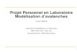 Projet Personnel en Laboratoire Modélisation d’avalancheslagree/TEXTES/RAPPORTS/PPL/soutenancefia… · Présentation des équations de conservation dans le cas d’un milieu granulaire