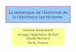 La dynamique de l’évolution de la résistance bactériennedcem1p7.free.fr/Bacterio/Cours dynamique résistance bactérienne 20… · Emergence de la résistance au niveau du site