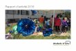 Rapport d’activité 2016 · C’EST LE POMPON ! Anne-Dominique Gaté Créations de pompons et de guirlandes de pompons en sac plastique Atelier ponctuel dans le cadre de journée