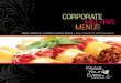 CORPORATE MEETING MENUS - Feast Your Eyes Inc.feastyoureyes.ca/wp-content/uploads/2011/06/FYECorpMENU_email.… · 10 11 "CHEAP AND CHEERFUL" MENUS "GRAB'N GO" SANDWICH LUNCH: 9.95/PERSON