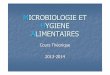 New MICROBIOLOGIE ET HYGIENE ALIMENTAIRESlivre21.com/LIVREF/F37/F037013.pdf · 2020. 4. 18. · Microbiologie et Hygiène Alimentaires Plan général 1-Chapitre introductif: Généralités,