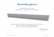 RIDEAUX D'AIR SÉRIE C ENCASTRABLE - Teddingtonrideau d'air et qu'elles soient raccordées correctement comme illustré sur le schéma de l'Annexe 1. Pour la conception du système