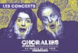 LES CONCERTS - Les Choralies 2019 · Une belle sélection de standards de jazz interpré-tés par l’un des meilleurs groupes de jazz choral en France. Mikado Direction Marc Koulischer