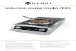 Induction cooker model 7000 ... Induction cooker model 7000 239346 2 Keep these instructions with the