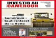 Cameroun : tout l’intérêt de la dette · stabilité, malgré la forte tension sur les finances. Si d’avis, le fait que le stock de la dette du Cameroun ne représente que 30,6%