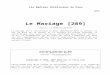 Le Mariage [289]french.ccg.org/weblibs/study-papers/p289.doc · Web viewIl a aussi donné l'exemple que le maître doit aussi servir (Jean 13:12-15) et qu'il n'y a pas d'amour plus