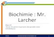 Biochimie : Mr. LarcherII-Place de la messagerie 1) Message inducteur porteur de l’information 2) Émetteur: Synthèse de premiers messagers → cellules cibles 3) Relais-Transduction-Intégration:
