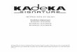 HƯỚNG DẪN SỬ DỤNG Kadeka Signature KS54TL KS54TR …...cắm, không sử dụng dây điện nối dài. Không rút hoặc cắm phích cắm bằng tay ướt. Để rút