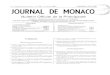 CHN't' VENDREDI 2 AOUT 1996 JOURNAL DE MONAC · CHN't' TRENTE-NLUVIEMI: ANNEE N° 7.245 - Le numéro 8,40 F VENDREDI 2 AOUT 1996 JOURNAL DE MONAC Bulletin Officiel de la Principauté