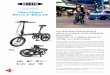 Vélo Pliant Micro E-Bike · 2020. 6. 1. · pliant électrique Micro E-Bike ˛˝ est le premier vélo à assistan-ce électrique équipé d’une batterie amovible qui s’aimante