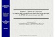 Atelier 1 : Amont & Concours La place des compétences dans les … · 2017. 11. 24. · Colloque CGE EM Lyon 6 et 7 octobre 2011 Les deux défis de l’innovation • Réduire le