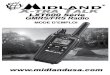 LXT600 Série - Midland Radio...- Jack pour les haut-parleurs / le microphone - Compteur de pile / indicateur de pile faible Cet appareil conforme à la Partie 15 des règlements de