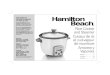 Rice Cooker and Steamer Cuiseur de riz et cuit-vapeur de ...GRAIN programs, the rice cooker will adjust the cooking time throughout the cooking cycle based on the amount of rice and