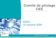 Comité de pilotage CEE · 2020. 10. 20. · en Copil de chaque programme Audits des programmes en 2021 15 à 20 programmes seront audités 24 Programmes . 25 Constat actuel: en P4,
