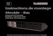 Instructions de montage Meuble - Bas - ATTICCO · 2020. 10. 28. · Meuble autonome seulement Montage de la plaque de recouvrement Trouvez la découpe (profondeur du meuble en cm)