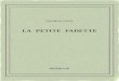 La petite Fadette - Bibebook · 2016. 11. 9. · GEORGESAND LA PETITE FADETTE 1849 Untextedudomainepublic. Uneéditionlibre. ISBN—978-2-8247-1811-8 BIBEBOOK