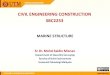 CIVIL ENGINEERING CONSTRUCTION SBC2253ocw.utm.my/file.php/5/SBC2253_OCW_Marine_Structure.pdf · Fender @ Buffer stop yang telah siap dipasang pada bahagian ... be achieved by casting