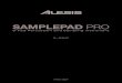 8-Pad Percussion and Sampling Instrumentinmusicbrands.jp/manuals/data/alesis/samplepad-pro...トップパネル リアパネル 1. パッド：ドラムスティックで叩いてサンプルを