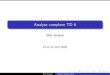Analyse complexe TD 6jezequel.perso.math.cnrs.fr/rudiment.pdf · 2020. 4. 30. · Malo J ez equel Analyse complexe TD 6. Un 2-simplexe et son bord. Malo J ez equel Analyse complexe