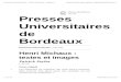 Presses Universitaires de Bordeauxscolin.lycee-carnot.synology.me/IMG/pdf/textes_et_images.pdf1 Presses Universitaires de Bordeaux Ecritures discontinues|Yves Vadé Henri Michaux :