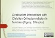 Geotourism interactions with Christian Orthodox religion ... · Wukro Ch’erkos (© Bernard Chagnon) Conventional grave (Klepeis et al., 2016) 4.5 billion years History of Earth