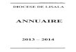 ANNUAIRE - DIOCÈSE DE LISALAdiocesedelisala.org/lisala/pdfs/annuaire .pdf · 2015. 4. 28. · Annuaire du Diocèse 2013 – 2014 2 Note du Secrétariat de l’Évêché de Lisala