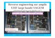 Reverse engineering sur amplis UHF large bande 432 MHz SAGEM... · PDF file 2018. 8. 9. · F5DQK – aout 2012 Amplis UHF Sagem modèles L4000 & UD100AC vers 2.0 1 Reverse engineering