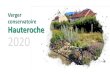 Verger conservatoire Hauteroche 2020 · a) Entretien du verger ilan 2020 Fauche en gestion différenciée Fauche réalisée par Elie Vandelle