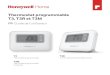 Thermostat programmable T3, T3R et T3M - Honeywell Home · 2020. 8. 11. · P1 P2 P3 P4 Jours 1 à 7 (lundiau dimanche) 6:30 8:00 18:00 22:30 21 °C 16 °C 21 °C 16 °C 1030 prog