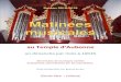 Matinées musicales - Aubonne · 2019. 10. 4. · Saison 2018-2019 Matinées musicales au Temple d’Aubonne un dimanche par mois à 10h45 30 minutes de musiques variées brièvement