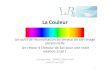 conference-couleurs-forum104-mai12 [Mode de compatibilité] › 2012 › 11 › ...naturelle des maladies par les couleurs qui correspondent à des vibrations ayant des vitesses, des