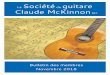 S O M M A I R E - La Société de guitare Claude McKinnonsocietedeguitareclaudemckinnon.com/wp-content/uploads/... · 2018. 11. 2. · classique. l’importance d’une relève. d’étudiants,