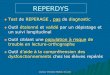 REPERDYS - Académie de Lyon · 2020. 6. 3. · 115 mots (CM1) Lecture de mots ... moi querbougne pas ». Copie du REPERDYS (extrait) Docteur Christine EGAUD, IA Loire DICTEE DU REPERDYS