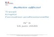 Bulletin officiel - economie.gouv.fr · 2020. 7. 27. · BULLETIN OFFICIEL DU MINISTERE DU TRAVAIL BO Travail n° 2020/6 du 16 juin 2020, p. 2 Mots-clés: équipements de protection