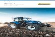 GAMME T6 - Homepage - New Holland Center€¦ · Ajoutez à ces qualités le style unique et vous avez la gamme de tracteurs la plus luxueuse jamais obtenue. Un confort ultime, une