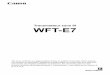 Transmetteur sans fil WFT-E7gdlp01.c-wss.com › gds › 2 › 0300007782 › 01 › wfte7-im-c-fr.pdftransmetteur peut chauffer et provoquer des brûlures en cas de contact avec la