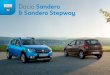 Dacia Sandero & Sandero Stepway · Dacia Sandero Parce que votre sécurité sera toujours une priorité, Dacia Sandero et Sandero Stepway sont équipées de dispositifs de sécurité