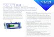 VIAVI MTS-5800 Test réseau et fibre optique portatif tout ... · Test de réseau SONET/SDH et OTN CE CE Test de backhaul urbain Test de réseau Fibre Channel Caractéristiques de
