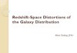 Redshift-Space Distortions of the Galaxy DistributionAlex Szalay, JHU Redshift Space Distortions Three different distortions ! Linear infall (large scales) Flattening of the correlations