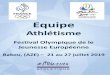 Equipe - Fédération française d'athlétisme · Audrey COUCHOT Disque Meilleure performance 2019 : 44m92 Record personnel : 44m92 Née le 21/03/2002 Taille : 174 cm - Poids : 77