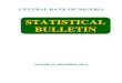 SSTTAATTIISSTTIICCAALL BBUULLLLEETTIINN · 2019. 12. 31. · VOLUME 23, DECEMBER 2012 SSTTAATTIISSTTIICCAALL BBUULLLLEETTIINN . E D I T O R I A L COMMITTEE ... This Statistical Bulletin
