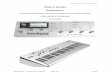 Waldorf Blofeld Synthétiseur - Audiofanzine · 2019. 3. 11. · Waldorf Blofeld - Aide-mémoire d‘utilisation Mars 2019 7/105 5. Facultativement vous pouvez raccorder le port USB