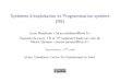 Syst emes dâ€™exploitation et Programmation syst eme (RS) 2021. 2. 7.آ  des syst emes (combinaison tr